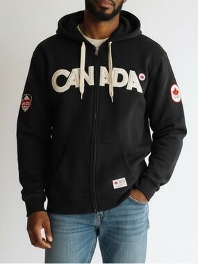 Hudson Bay Co. 2010 Team Canada Full Zip Hoodie | Size L